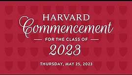 Harvard Commencement 2023