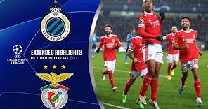 Club Brugge vs. Benfica: Extended Highlights | UCL Round of 16 - Leg 1 | CBS Sports Golazo