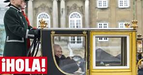 La reina Margarita recibe el cariño de su pueblo en su último recorrido como monarca por Copenhague
