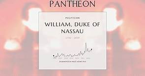William, Duke of Nassau Biography - Duke of Nassau