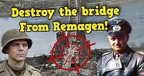 The Fall of the Remagen Bridge on the Rhine 1945 | The Great Catastrophe on the Western Front