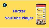 Flutter YouTube Player - Complete Tutorial From Scratch Source Code