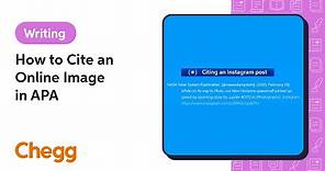 How to Cite an Online Image in APA | Chegg
