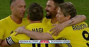 Romania All Stars vs Galatasaray Legends 4-4 | Hagi, Popescu, Adrian Ilie played for both teams