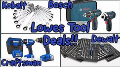 Great Tool Deals At Lowes