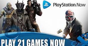 Play These 21 Amazing PS4 Games Instantly - On PlayStation Now