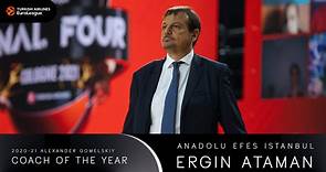 2020-21 Alexander Gomelskiy Coach of the year: Ergin Ataman, Anadolu Efes Istanbul