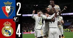 Resumen : Osasuna vs Real Madrid 2 - 4 | HIGHLIGHTS | LaLiga 2023/24