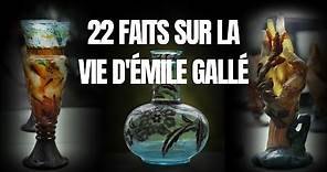 ÉMILE GALLÉ, 22 faits SURPRENANTS sur sa vie d’artiste 🥀🌸🌼