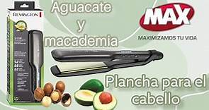 📦Tienda Max distelsa Guatemala unboxing Plancha para el cabello Remington de aguacate 🥑 y macadamia