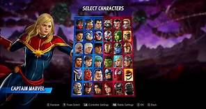 Marvel Vs. Capcom Infinite Deluxe Edition - All Characters and Costumes in 2021