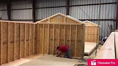 Building two 12X20 utility barns for Old Hickory buildings