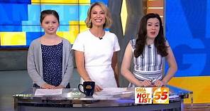 'GMA' Hot List: Amy Robach and her daughters announce the news on Take Your Kid to Work Day