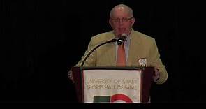 Larry Coker acceptance speech - 2018 UM Sports Hall of Fame banquet