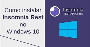 Como instalar Insomnia Rest no Windows 10