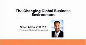 Boeing International President Marc Allen Discusses the Global Business Environment