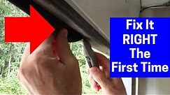 NEVER Replace Garage Door Bottom Seal Until Watching This! Fast & Easy!