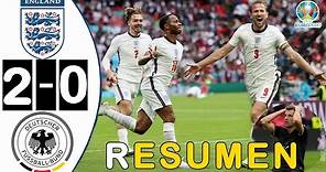 Alemania vs Inglaterra 0-2 Resumen Eurocopa 2021