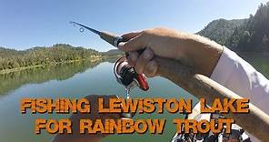 Kayak Fishing Lewiston Lake for Rainbow Trout