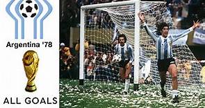 FIFA World Cup 1978 - All Goals
