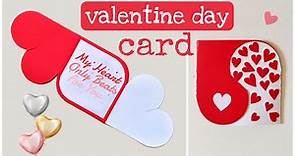 valentine day greeting card handmade _ valentines day card making ideas