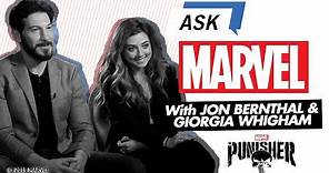 The Punisher's Jon Bernthal & Giorgia Whigham | Ask Marvel