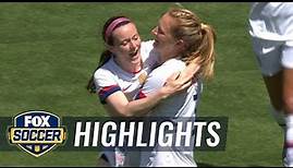 Sam Mewis gives USWNT 1-0 lead against South Africa | Women's International Friendly Highlights