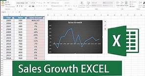 How to Calculate Sales Growth in Excel - Sales Growth Formula
