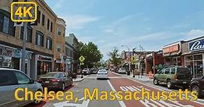 Driving in Downtown Chelsea, Massachusetts - 4K60fps