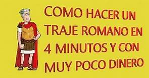 Hacer un traje Romano - How to make a Toga in 4 minutes