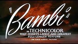 Bambi - Original Theatrical Trailer (1942)