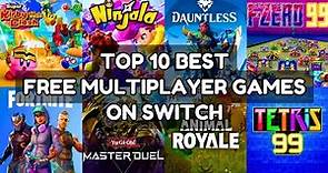 Top 10 Best Free Multiplayer Games On Nintendo Switch | 2023