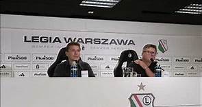Trener Kosta Runjaić po meczu z Austrią Wiedeń