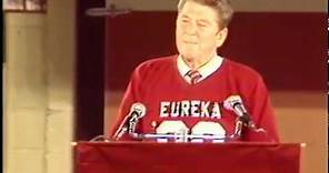 Ronald Reagan's Remarks at Eureka College Football Pep Rally on October 17, 1980