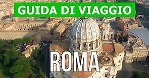 Viaggio a Roma città, Italia | Attrazioni, paesaggi, viste, natura | Drone 4k video | Roma città