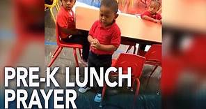 This 3-year-old leading a lunch prayer at school will melt your heart