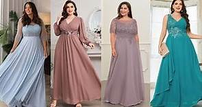 Most Beautiful and Elegant plus size mother of the bride Dresses & Gown/2023 plus size Long Dresses