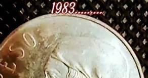 Un Peso Morelos Año 1983 México MX