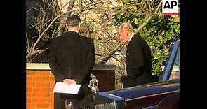 Royal family members attend funeral of Princess Margaret