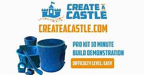 Create A Castle Sand Castle Pro Kit Tutorial - How to fill & split your pro kit in under 10 minutes