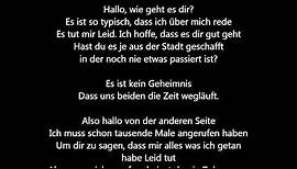 Adele - Hello [Deutsche Übersetzung / German Lyrics]