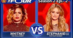 Whitney Reign vs Stephanie Zelaya The Four Season 2 S2e2