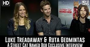 Luke Treadaway & Ruta Gedmintas Exclusive Interview - A Street Cat Named Bob