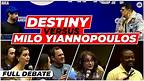 Milo Yiannopoulos Vs Destiny | FULL DEBATE