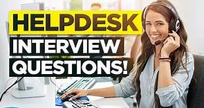 HELP DESK Interview Questions & Answers! (How to PASS a Help Desk or Desktop Support job Interview!)