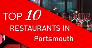 Top 10 best Restaurants in Portsmouth, New Hampshire