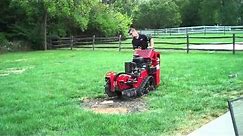 One Stop Rental: Using A Stump Grinder