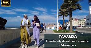 Walking in Larache city - Morocco - 4k Walking tour