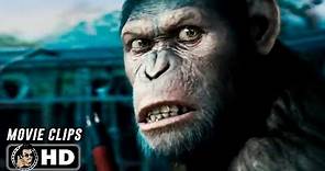 RISE OF THE PLANET OF THE APES Clips + Trailer (2011) James Franco Andy Serkis