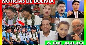 NOTICIAS DE BOLIVIA DE HOY 6 DE JULIO, NOTICIAS DE BOLIVIA 6 DE JULIO, NOTICIAS BOLIVIA HOY